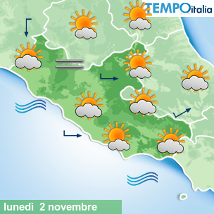 Mappa Giornaliera per la giornata di mercoledì 16 marzo