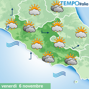 Mappa Giornaliera per la giornata di mercoledì 16 marzo