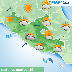 Mappa mattino per la giornata del 2026-01-20
