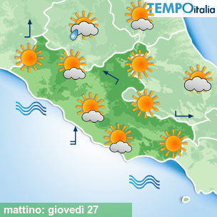 Mappa mattino per la giornata del 2026-08-27
