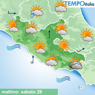 Mappa mattino per la giornata del 2026-08-29