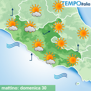 Mappa mattino per la giornata del 2026-08-30