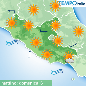 Mappa mattino per la giornata del 2026-09-06