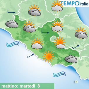 Mappa mattino per la giornata del 2026-09-08