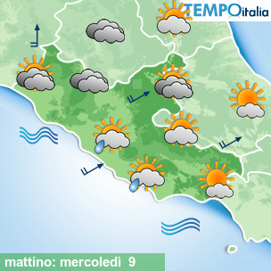 Mappa mattino per la giornata del 2026-09-09