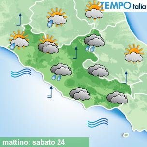 Mappa mattino per la giornata del 2026-10-24