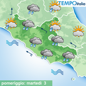 Mappa pomeriggio per la giornata del 2026-02-03