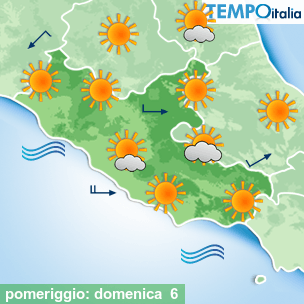 Mappa pomeriggio per la giornata del 2026-09-06