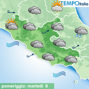 Mappa pomeriggio per la giornata del 2026-09-08