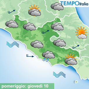 Mappa pomeriggio per la giornata del 2026-09-10