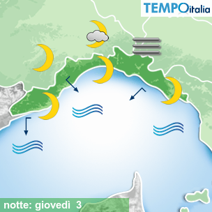 Mappa notte per la giornata del 2025-07-03
