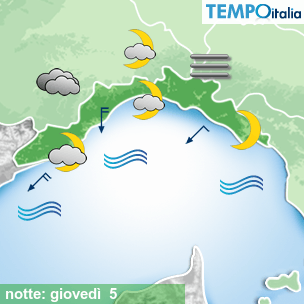 Mappa notte per la giornata del 2026-03-05