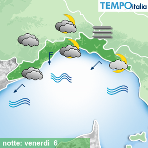 Mappa notte per la giornata del 2026-03-06