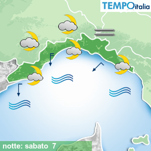Mappa notte per la giornata del 2026-03-07