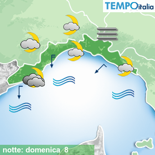 Mappa notte per la giornata del 2026-03-08