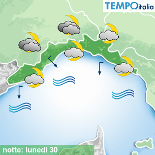 Mappa notte per la giornata del 2026-03-30