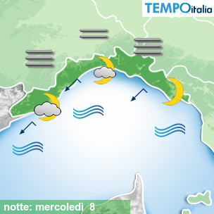 Mappa notte per la giornata del 2026-04-08