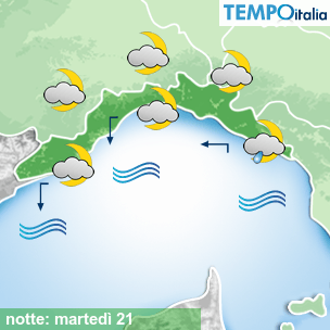 Mappa notte per la giornata del 2026-04-21