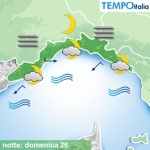Mappa notte per la giornata del 2026-04-26