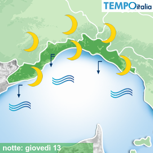 Mappa notte per la giornata del 2026-08-13