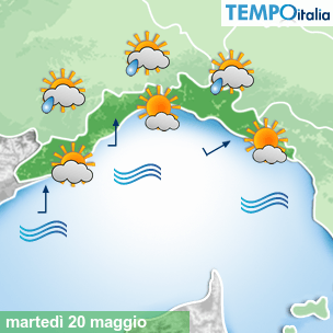 Mappa Giornaliera per la giornata di mercoledì 16 marzo