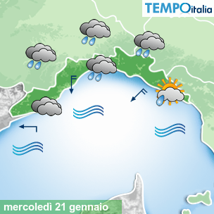 Mappa Giornaliera per la giornata di mercoledì 16 marzo