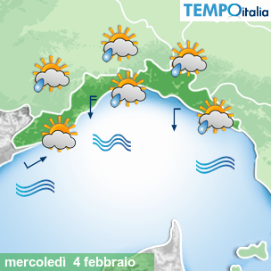 Mappa Giornaliera per la giornata di mercoledì 16 marzo