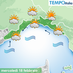 Mappa Giornaliera per la giornata di mercoledì 16 marzo