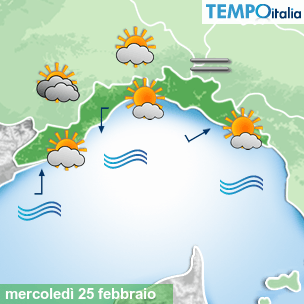 Mappa Giornaliera per la giornata di mercoledì 16 marzo