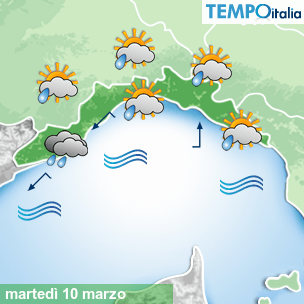 Mappa Giornaliera per la giornata di mercoledì 16 marzo