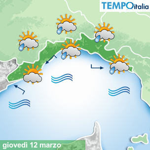 Mappa Giornaliera per la giornata di mercoledì 16 marzo
