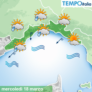 Mappa Giornaliera per la giornata di mercoledì 16 marzo