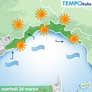 Mappa Giornaliera per la giornata di mercoledì 16 marzo