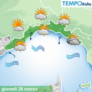 Mappa Giornaliera per la giornata di mercoledì 16 marzo