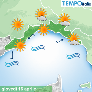 Mappa Giornaliera per la giornata di mercoledì 16 marzo