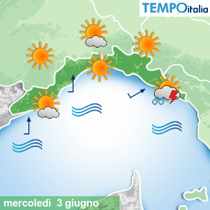 Mappa Giornaliera per la giornata di mercoledì 16 marzo