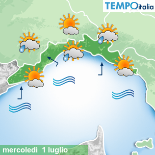 Mappa Giornaliera per la giornata di mercoledì 16 marzo