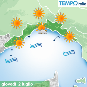 Mappa Giornaliera per la giornata di mercoledì 16 marzo
