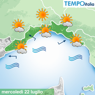 Mappa Giornaliera per la giornata di mercoledì 16 marzo