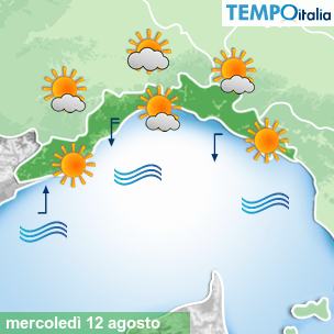 Mappa Giornaliera per la giornata di mercoledì 16 marzo