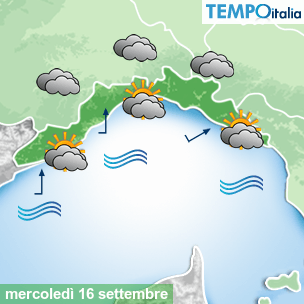 Mappa Giornaliera per la giornata di mercoledì 16 marzo