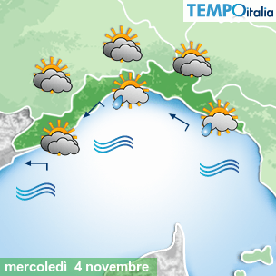 Mappa Giornaliera per la giornata di mercoledì 16 marzo