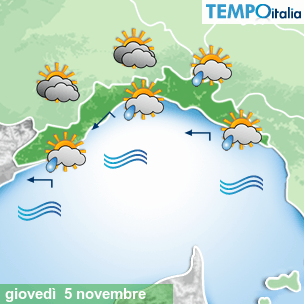 Mappa Giornaliera per la giornata di mercoledì 16 marzo