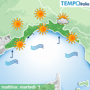Mappa mattino per la giornata del 2025-07-01