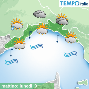 Mappa mattino per la giornata del 2026-02-09