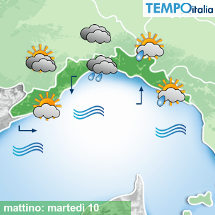 Mappa mattino per la giornata del 2026-02-10