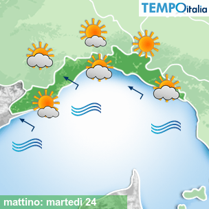 Mappa mattino per la giornata del 2026-02-24