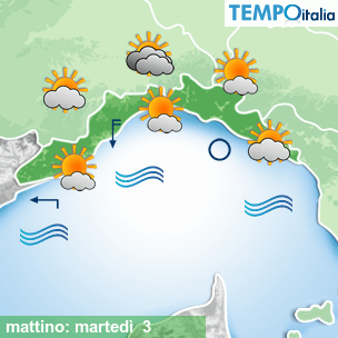 Mappa mattino per la giornata del 2026-03-03