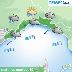 Mappa mattino per la giornata del 2026-03-10