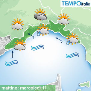 Mappa mattino per la giornata del 2026-03-11